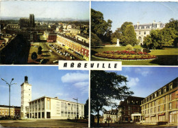 ABBEVILLE - PLACE DE L'HOTEL DE VILLE - LE MUSEE ET LES JARDINS - L'HOTEL DE FRANCE - Abbeville