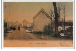 REUGNY : Le Pont Du Moulin - CARTE TOILEE - état - Reugny