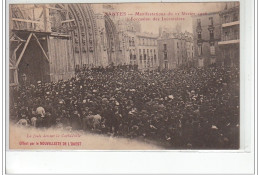 NANTES - Manifestations Du 22 Février 1906 - Les Inventaires - La Foule Devant La Cathédrale - Très Bon état - Nantes