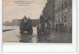 NANTES - Nantes Inondé 1910 - Le Quai De L'Hôpital - Très Bon état - Nantes