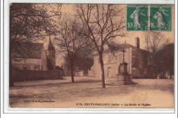 NEUVY PAILLOUX : La Mairie Et L'église - Très Bon état - Other & Unclassified