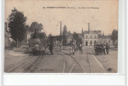 NOGENT LE ROTROU - La Gare Et Le Tramway - Très Bon état - Nogent Le Rotrou