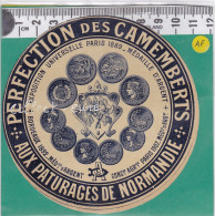 C1247 FROMAGE PATURAGES NORMANDS  PARIS 1907 ANCEL OISE ??? A. D. - Fromage