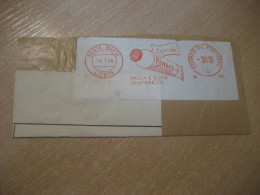 LISBOA 1960 To Figueira Da Foz BINACA Pasta Elixir Dentifricos Pharmacy Registered Meter Mail Cut Cuted Cover PORTUGAL - Briefe U. Dokumente