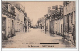 MONTARGIS - La Chaussée - Une Rue Pendant La Crue - Très Bon état - Montargis