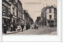 MONTREUIL SOUS BOIS - Le Boulevard De L'Hôtel De Ville - Très Bon état - Montreuil