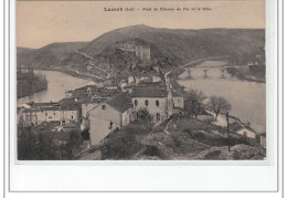 LUZECH - Pont De Chemin De Fer Et La Ville - Très Bon état - Luzech