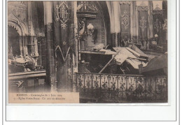 MAMERS - Catastrophe Du 7 Juin 1904 - Eglise Notre-Dame - Un Coin En Désordre - Très Bon état - Mamers