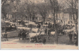 MAZERES : La Promenade Un Jour De Foire - Bon état ( Légères Traces Au Recto ) - Otros & Sin Clasificación