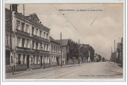 MESNIL-ESNARD - La Mairie Et La Route De Paris - Très Bon état - Otros & Sin Clasificación