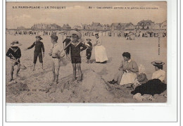 LE TOUQUET - PARIS-PLAGE - Les Enfants Partent à La Pêche Aux Crevettes - Très Bon état - Le Touquet