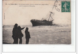 LE TREPORT-MERS - Le Trois-Mâts Russe  Le """"Saluto"""" échoué Sur La Plage De Mers Après La Tempête Du 8 Nov - Très Bo - Le Treport