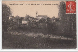 VERRIERES : Vue Des Jardins, Prise De La Route De Bouresse - Très Bon état - Otros & Sin Clasificación