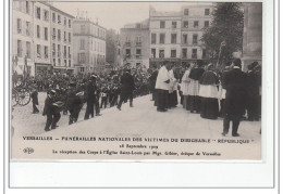 VERSAILLES - Funérailles Des Victimes Du Dirigeable """"République"""" 1909 - Arrivée Du Cortège à St Louis - Très Bon é - Versailles