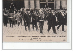 VERSAILLES - Funérailles Des Victimes Du """"République"""" 1909 - Ministres Et Officiers Après Le Service  - Très Bon é - Versailles