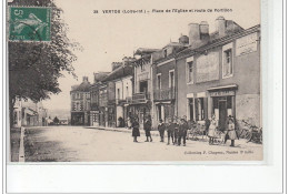 VERTOU - Place De L'Eglise Et Route De Portillon - Très Bon état - Otros & Sin Clasificación