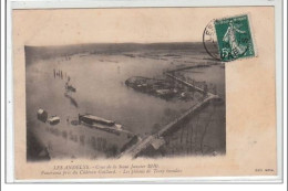 LES ANDELYS : Crue De La Seine Janvier 1910 - Panorama Pris Du Château Gaillard - Très Bon état - Les Andelys