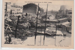 LES GRANDES INONDATIONS DU MIDI : MONTAUBAN : 1930 - Quartier De La Gare - Très Bon état - Montauban