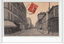 LEVALLOIS PERRET - La Rue Gravel Et Les Ecoles - Très Bon état - Levallois Perret