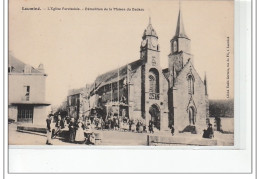 LOCMINE - L'église Paroissiale - Démolition De La Maison Du Bedeau - Très Bon état - Locmine