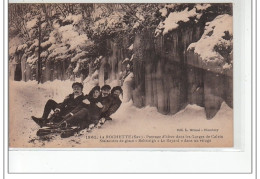 LA ROCHETTE - Paysage D'hiver Dans Les Gorges Du Calvin - Stalagtites - Bobsleigh """"Le Bayard""""  - Très Bon état - Otros & Sin Clasificación