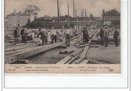 LAGNY - Construction D'un Pont Pour Lourdes Charges - Très Bon état - Lagny Sur Marne