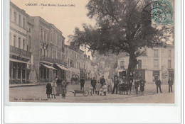 LANGON - Place Maubec (Grands Cafés) - Très Bon état - Langon