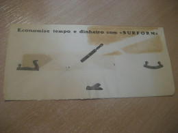 LISBOA 1960 Fernandes Metais Ferragens Ferramentas Meter Mail Cancel SURFORM Cover PORTUGAL - Storia Postale