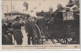 LE HAVRE : Régates Internationales - Fêtes Présidentielles - Visite Du Port - état (un Coin Plié) - Otros & Sin Clasificación