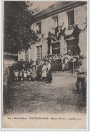 HAUTE ALSACE : TRAUBACH-LE-BAS - Maison D'école - 14 Juillet 1916 - Très Bon état - Other & Unclassified