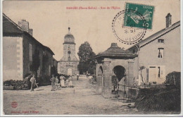 HAUTE SAONE : BARGES - Rue De L'église - Très Bon état - Otros & Sin Clasificación