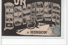 HIRSON - Un Bonjour D'Hirson - Très Bon état - Hirson