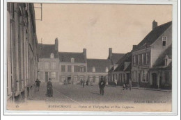 HONSCHOOTE : Postes Et Télégraphes Et Rue Coppens -  Très Bon état - Hondshoote