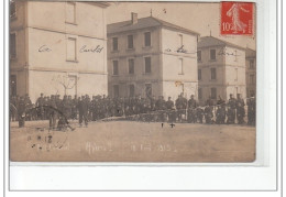 HYERES - CARTE PHOTO - MILITAIRES 1913 - état - Hyeres