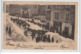 JURA : MOREZ : Le Chasse Neige Dans La Grande Rue - Très Bon état - Morez