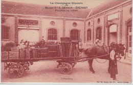 LA CHAMPAGNE ILLUSTREE : EPERNAY - Maison Devaux - Très Bon état - Other & Unclassified