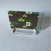 Starbucks Card Taiwan Green Leaf "2nd Generation" 2012 - Tarjetas De Regalo