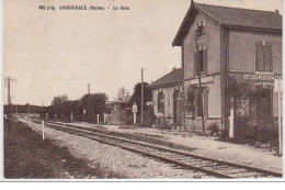 COURGIVAUX : La Gare - Très Bon état - Otros & Sin Clasificación