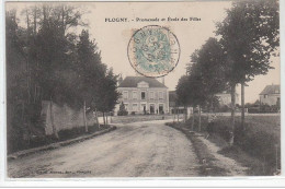 FLOGNY : Promenade Et école Des Filles - Très Bon état - Flogny La Chapelle