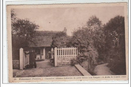 FOUESNANT : Chaumière, Ancienne Habitation Du Poète Breton Joze Parquer - à Droite,le Chemin Creux - Très Bon état - Fouesnant