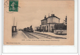 GACE - La Gare - Arrivée Du Train De Mesnil-Mauger à Sainte Gauburge - Très Bon état - Gace