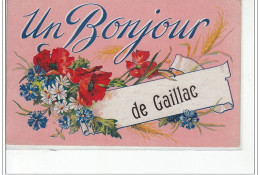 GAILLAC - """"Un Bonjour De Gaillac"""" - Très Bon état - Gaillac