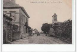 GENESTON-EN-MONTBERT - Les écoles Et L'église - Très Bon état - Sonstige & Ohne Zuordnung