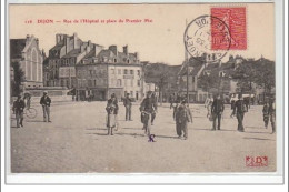 DIJON : Rue De L'Hôpital Et Place Du Premier Mai - Très Bon état - Dijon