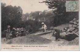 CHARS : Entrée De Chars Par Brignancourt - Enfants Au Travail - Très Bon état - Chars