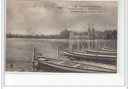 ENGHIEN LES BAINS - L'hydroaéroplane De Chevillard évoluant Au-dessus Du Lac - La Prise D'altitude - Très Bon état - Enghien Les Bains