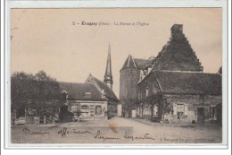 ERAGNY : La Ferme Et L'église - Très Bon état - Andere & Zonder Classificatie