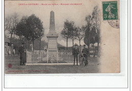 CRECY EN PONTHIEU - Marché Aux Bestiaux - Monument Commémoratif - Très Bon état - Crecy En Ponthieu