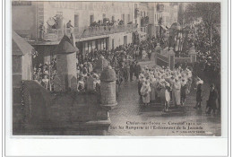 Chalon-sur-Saône - Carnaval 1912 - Sur Les Remparts Et L'Enlèvement De La Joconde- Très Bon état - Chalon Sur Saone