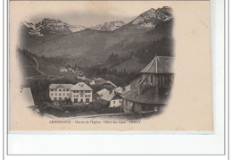 Chevet De L'Eglise - Hôtel Des Alpes - FROGY - Très Bon état - Abondance